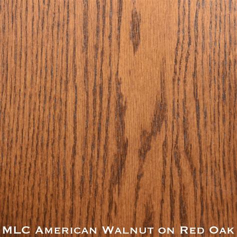 walnut stain oak