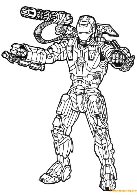 war machine coloring pages