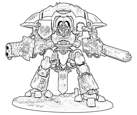 warhammer 40k coloring pages
