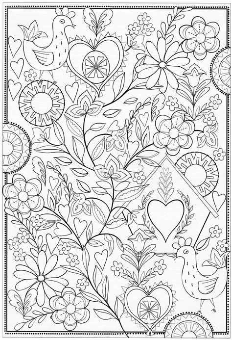 watercolor coloring pages for adults