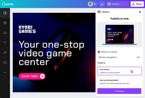 website