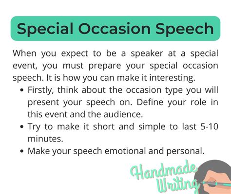 welcome speech for special occasions