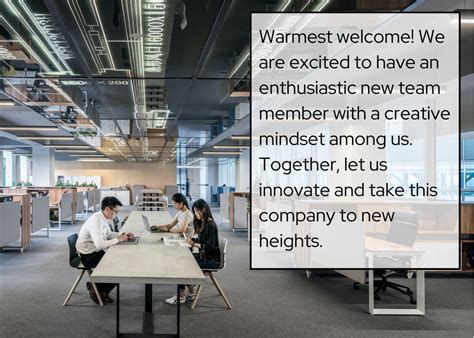 welcome speech new staff member