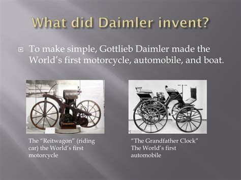 what did gottlieb daimler invented alt