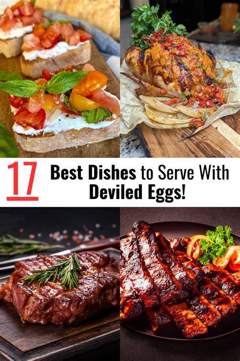 what goes good with deviled eggs