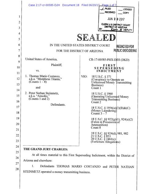 what is a superseding indictment in spanish