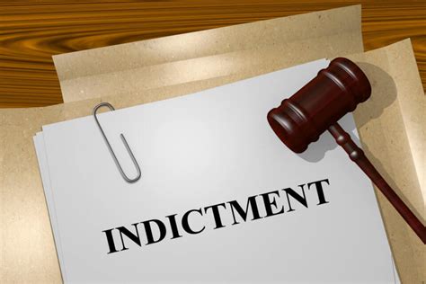 what is indictment mean in law
