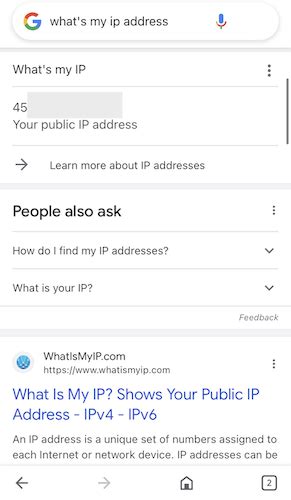 what is my ip on my phone
