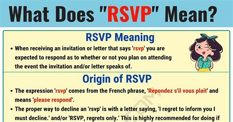 what is rsvp mean