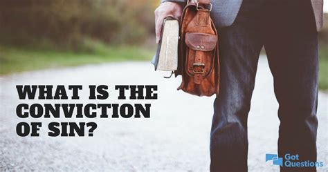 what is true conviction of sin