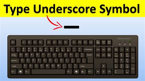 what is underscore on keyboard