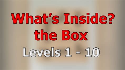What S Inside The Box Walkthrough