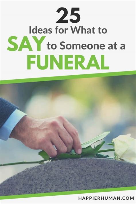 what to say at a funeral speech
