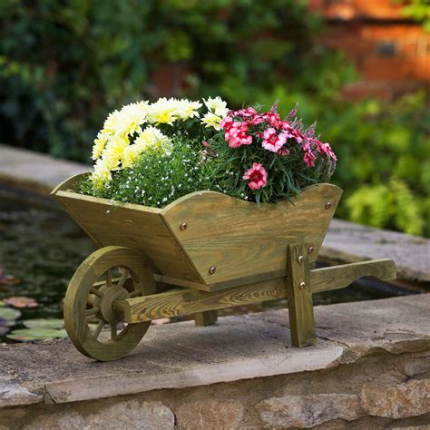 wheelbarrow planter