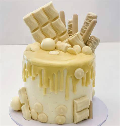 white chocolate cake decorations