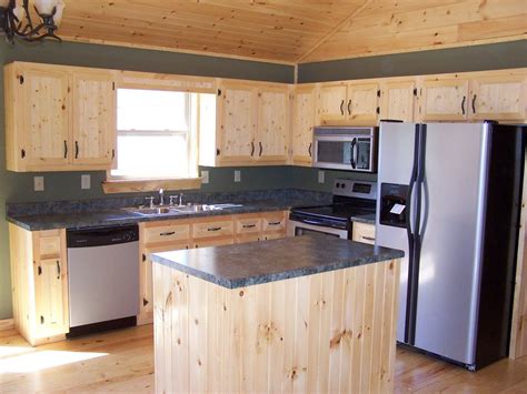 white pine cabinets