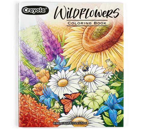 wildflowers coloring book