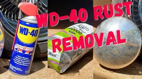 will wd 40 remove rust from concrete