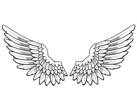 wings coloring pages
