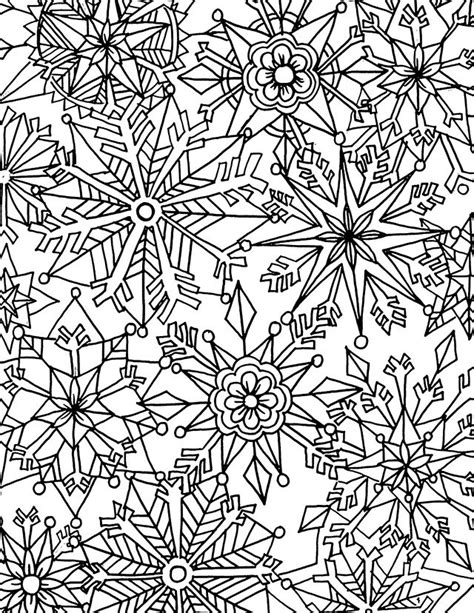 winter coloring pages adult