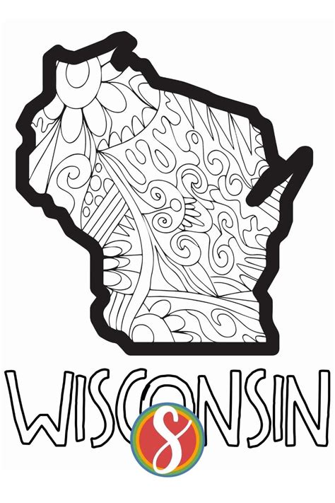 wisconsin coloring pages