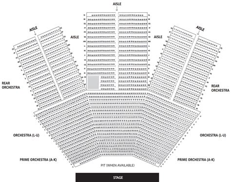 Wolf Trap Seat Chart