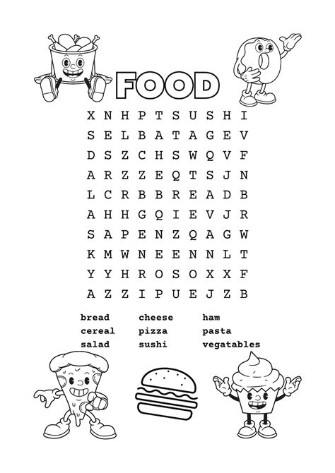 word search coloring pages