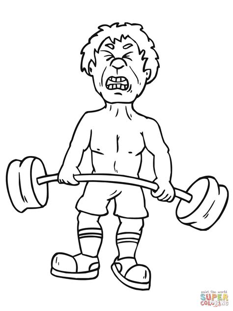 workout coloring pages