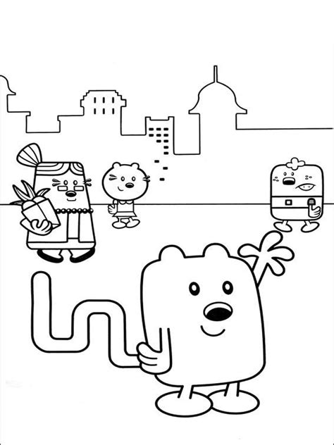 wow wow wubbzy coloring pages