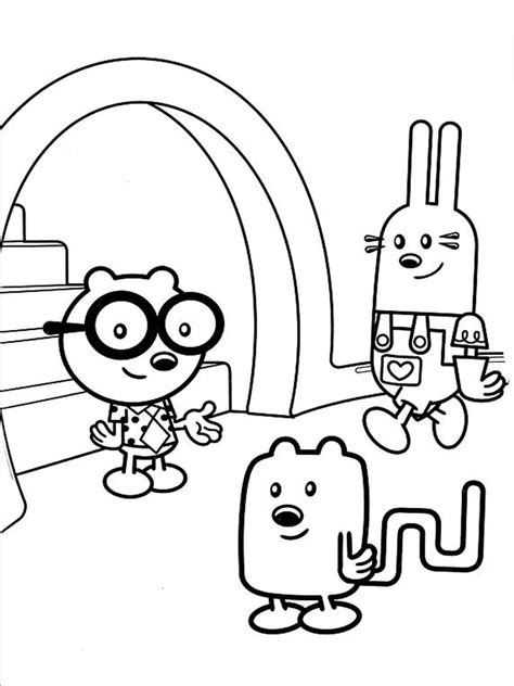 wow wow wubbzy coloring pages