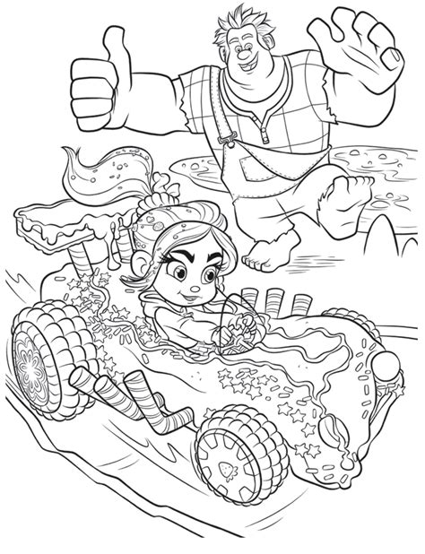 wreck-it ralph coloring pages