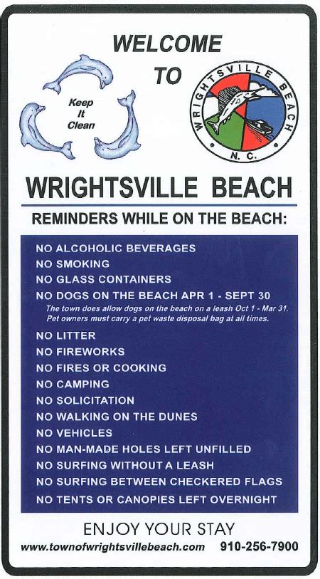 Wrightsville Beach Regulations