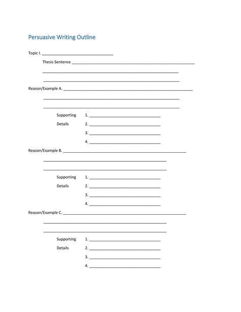 writing outline