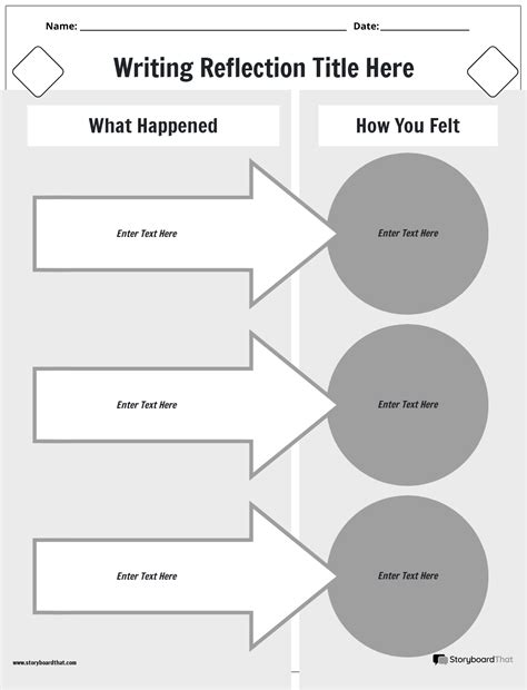 Writing Reflections Template