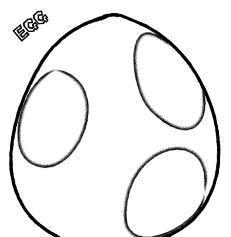 yoshi egg coloring pages