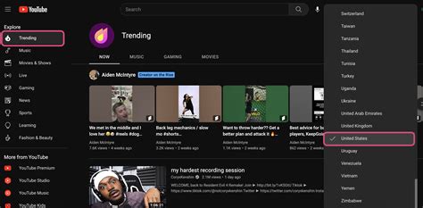 youtube trending