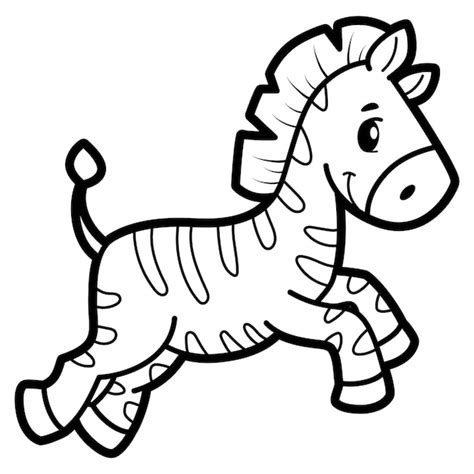 zebra coloring book