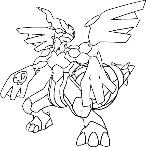 zekrom pokemon coloring page