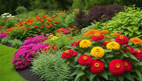 zinnia companion plants vegetables