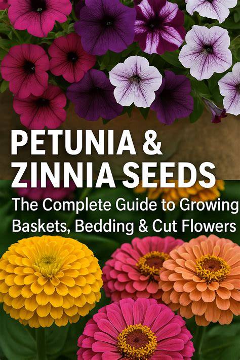 zinnia petunia