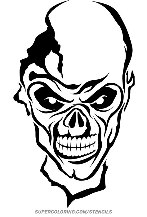 zombie stencil