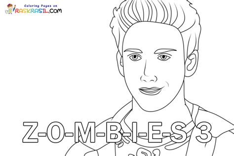 zombies 3 coloring pages