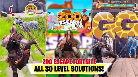 Zoo Escape Fortnite Walkthrough