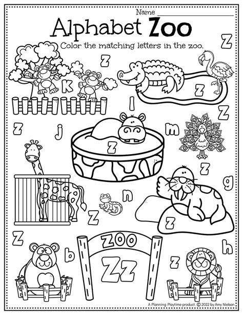 Zoo Printable Activities