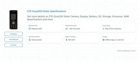 ZTE Coral200 Sollar