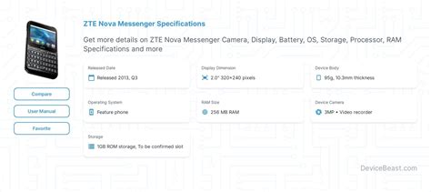 ZTE Nova Messenger