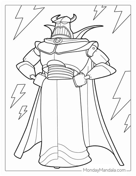 zurg coloring pages